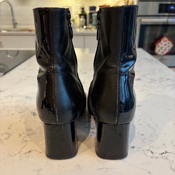 Vintage John Fluvog Sixties Mod Split Leather Ankle Boots - Picture 5 of 13